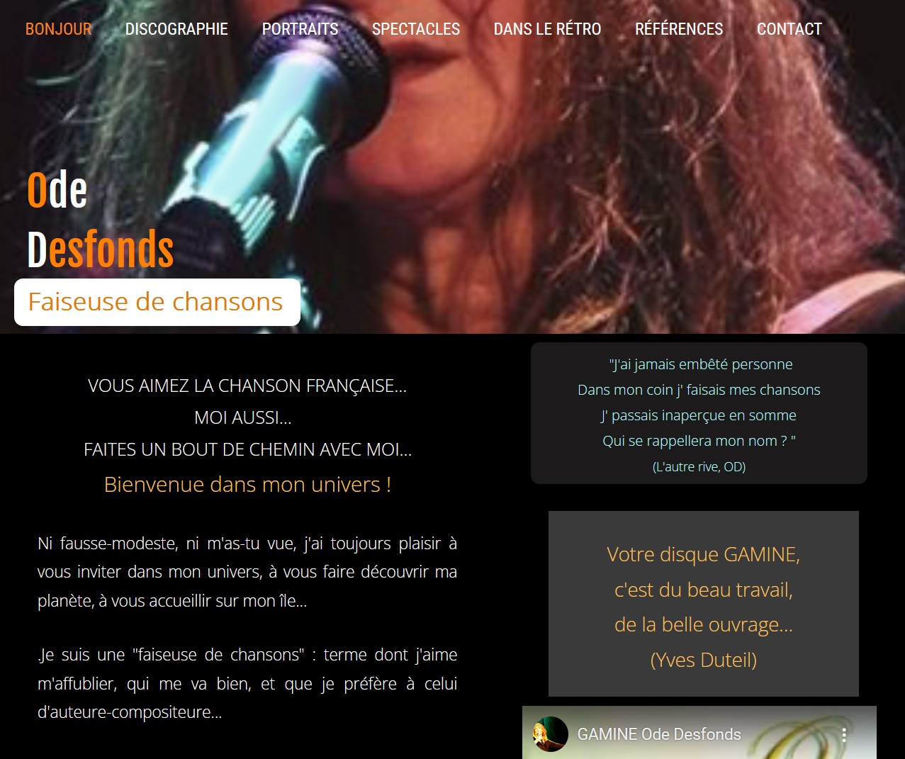 odedesfonds.fr faiseuse de chansons